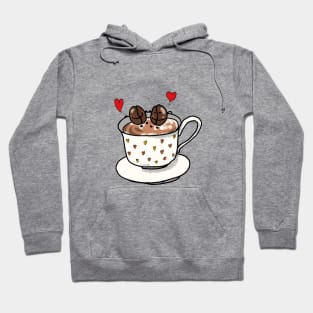 hot coffee beans Hoodie